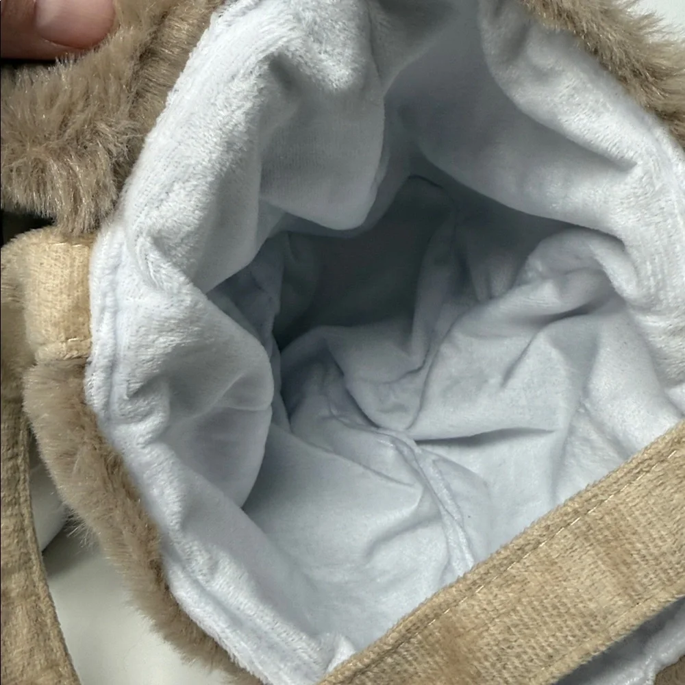 Easter Bunny Baskets - 3  Tan Bunny Plush Bags 8 inches tall. Holiday Item